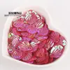 Escamas de pez iridiscentes color AB conchas pequeñas lentejuelas cuentas para manualidades DIY lentejuelas accesorios decorativos para ropa suministros de arte no