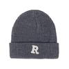 Otoño e Invierno estilo coreano gorro frío letra R gorro estándar de lana para hombre y mujer igual simple todo-fósforo gorro de punto a prueba de frío cálido