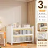 Estantería de Acero para el Hogar con Puerta Estantería para Libros Infantiles Armario de Almacenamiento para Sala de Estar Armario de Almacenamiento de Hierro a Prueba de Polvo Armario de Almacenamiento para Dormitorio
