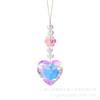 Jilong Hoja de Arce Amor Colgante Pequeño Atrapasol Colgante de Cristal DIY Árbol de Navidad Coche Colgante Boda Colgante Transfronterizo