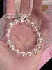 Pulsera de Perlas Shijia Manta Rose con Cuentas Florales para Mujer, Exquisita y Única, Accesorio de Mano Elegante y Versátil