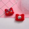 Nuevos accesorios de broche de león danzante rojos lindos estilo chino de alta gama para mujer moda nacional accesorios para traje suéter decoración colgante
