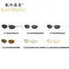 Nuevas Gafas de Sol Sencillas Estilo Europeo y Americano, Gafas de Sol de Moda y de Alta Gama, Gafas Planas Retro 9627 Gafas de Sol Metálicas