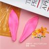Flor peonía rosa Tulipán Lirio flor de ciruelo molde de silicona para azúcar molde de silicona para imprimir en relieve pasteles molde con clip