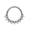Piercing para Nariz em Aço Inoxidável 316G 16G Cruz Flor Lua Gota d'Água Coração Piercing Corporal Joia Fabricante de Vendas Diretas Transfronteiriças Europeu e Americano