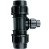 Ruichen Conexión Rápida Directa Negro Azul Tubería de Agua de Grifo de PE Accesorios de Tubería Conector Rápido Directo Conector Rápido Tes de Diámetro Variable