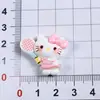 Nuevo parche de gatito rosa, lazo, piezas de accesorios para manualidades para zuecos, decoraciones para zapatos DIY y materiales para hebillas de zapatos