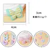 Parches de Tela Cuadros Mariposa Color Caramelo Accesorios DIY Materiales para Accesorios de Cabello Hechos a Mano Decoración para Ropa Zapatos y Sombreros Accesorios al por Mayor