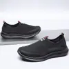 Zapatos tipo Dad de Malla para Verano 2024 para Hombres de Mediana Edad y Mayores, Slip-On, Antideslizantes, Suela Suave, Transpirables, Huecos para Exteriores para Exportación