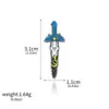 Periféricos de Animación Europea y Americana La Leyenda de Zelda Breath of the Wild Link Broche Insignia de Metal Pin Bidimensional