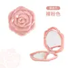 Gran Venta Espejo de Flor de Rosa Espejo de Maquillaje HD Espejo Plegable de Flor de Rosa Espejo Portátil de Doble Cara Espejo de Tocador Espejo Portátil