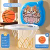 Aro de Basquete Infantil para Venda por Atacado Suspenso Interno Dobrável Suporte de Basquete Brinquedo Interativo Pai-Filho Instalação sem Furos
