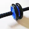 Roda Abdominal de Duas Rodas Silenciosa Equipamento Fitness para Homens e Mulheres Roda Fitness Treinador Abdominal Roda Abdominal