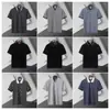 Transfronterizo [Versión Correcta] 26 Camisa Polo de Verano para Hombre de Negocios Estilo Nuevo con Cuello Campana y Mangas Cortas, Estilo Europeo y Americano, Alternativa de Comercio Exterior