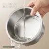 Contenedor de almacenamiento de alimentos de acero inoxidable 304 con anillo de tracción redondo, fiambrera con temporizador para uso doméstico, calentamiento en microondas, caja de almacenamiento sellada para refrigerador