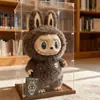 Adequado para Caixa de Exibição Acrílica Bubble Mart Boneca de Vinil Pelúcia Labubu Big Chief Arcanjo Caixa contra Poeira