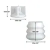 Molde de Resina Epoxi DIY Aromaterapia Yeso Árbol de Navidad Frasco de Almacenamiento Taza para Velas Molde de Silicona