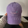 Boné de Beisebol Bordado de Coração Estilo Retrô Americano Yaoli para Mulheres, Proteção Solar, Circunferência da Cabeça Grande, Emagrecimento Facial, Boné Estilo Vintage com Aba Curta para Homens