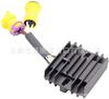 Construcción de adaptación del rectificador regulador de voltaje de enchufe doble de 6 cables GOOFIT para ATV-10 de 250 cc Baja WD250U