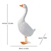 Adorno de Ganso Blanco Grande Estilo Nórdico Creativo Transfronterizo, Estatua de Ganso para Porche, Decoración para Jardín Exterior y Patio, Artesanía de Resina