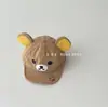 Chapéu de Bebê Verão Leve Secagem Rápida Aba Macia Boné de Baseball para Menininha com Design de Animalzinho Super Fofo