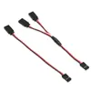Cabo de Extensão para Caixa de Direção Macho-Fêmea 15/20/30cm Cabo Y Um para Dois Divisor de Conexão de 30 Fios para Carros Modelo de Controle Remoto Rc