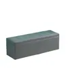 Banqueta de Almacenamiento, Sofá, Taburete para Cambiarse los Zapatos, Silla Rectangular para el Hogar para Uso en el Dormitorio, Otomana Plegable Multifuncional de Cuero