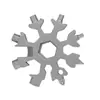 Llave Multifuncional de Copo de Nieve 18-en-1 Hexagonal de Flor de Ciruelo Multi-Propósito Baño Acero Inoxidable Juego de Herramientas Portátil