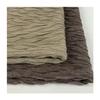 Tela de Punto Crepé Suave Transpirable Plisada a Rayas de Doble Capa en Stock Base Jacquard para Camisa Top