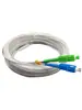 Cable de Parche de Fibra Óptica Resistente a la Curvatura de 2 Hilos para Interiores FTTH Cable de Cola de Cerdo para Transmisiones y Telecomunicaciones Sc/Fc/Lc/St/Upc en Ángulo de 8 Grados
