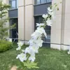 2 Horquillas de Flores Artificiales Delphinium Decoración de Boda Coreana Flores Artificiales al por Mayor