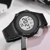 Reloj Electrónico de Silicona Poroso Transpirable Más Vendido Transfronterizo, Reloj Deportivo Multifuncional Luminoso Impermeable para Exteriores para Hombres y Mujeres