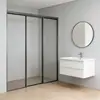 Suministros del Fabricante Mamparas de Baño Tipo Pantalla de Vinculación Uno a Dos, Duchas Sencillas y Cabinas de Ducha con Mamparas de Cristal Personalizadas