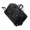 Mochila de Carrinho Grande Capacidade Portátil Tecido Oxford Bolsa de Viagem de Curta Distância Bolsa de Armazenamento para Saída Bolsa para Check-in Aéreo e Embarque