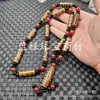 Colar de Ágata Dzi Jade Preto e Branco Ágata Vermelha Nove Olhos Três Olhos Seis Olhos Dente de Tigre Dzi Corrente de Suéter Corrente de Contas de Jade