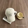 Gorra de Béisbol Lavada a la Piedra para Pareja, Primavera y Otoño, para Mujer, con Bordado de Gato, Sombrero Casual Versátil con Protección Solar