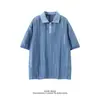 Camisa Polo de Tejido Transpirable Hueco de Verano Nueva Más Vendida para Hombre, Camiseta de Manga Corta Estilo Old Money con Cuello de Solapa, Top de Lujo Ligero