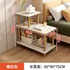 Mesita de noche Ultraestrecha Simple para Dormitorio Mesita de Noche Pequeña Mini Estante de Almacenamiento para Espacios Estrechos Mesa Lateral Móvil Ultraestrecha para Sofá
