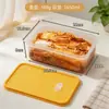 Caja de Almacenamiento BNBS para Pepinillos Caseros Caja Rectangular Sellada Caja de Conservación de Alimentos de Grado Alimenticio para Kimchi en Refrigerador