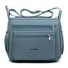Bolsa Tiracolo Feminina 2024 Inverno Nova Grande Capacidade Bolsa de Tecido de Nylon Bolsa de Ombro Casual Moda Transfronteiriça Bolsa para Mãe