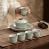 Juego de té de cerámica con esmalte ajustado Taza de té hogar Taza Maestra Taza Individual juego de té kung fu taza de té pequeña taza de té al por mayor