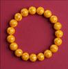 Pulsera de Cristal Dorado Real, Pulsera de Mineral Crudo Natural de Cinabrio, Pulsera para Mujeres Nacidas en el Año del Conejo, Regalo para Hombres en su Año Zodiacal
