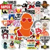 Compra directa transfronteriza de 50 pegatinas deportivas de lucha libre, personalizadas, divertidas, creativas, decorativas, impermeables para cuadernos y equipaje