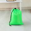 Fabricante en stock, bolsa de poliéster con cordón, venta al por mayor, bolsa de nailon para organizar ropa, bolsa de almacenamiento con cordón, bolsillo retráctil, personalización