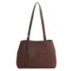 Bolsa de Hombro Grande Capacidad Mate para Mujer Estilo Nuevo 2026 Terciopelo de Gama Alta Elegante Retro Bolso Bandolera