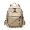 Mochila transfronteriza para mujer, versión coreana, nueva moda 2026, PU personalizada, mochila de viaje para dama, mochila escolar de estudiante de moda