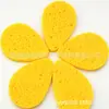 Al por mayor Removedor de Maquillaje Algodón de Pulpa de Madera Limpieza Piel Muerta Esponja Limpiadora Tienda de Belleza Paleta de Madera Esponja para Lavado Facial