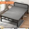 Cama plegable individual para el hogar, cama sencilla, oficina, siesta, dormitorio, descanso para el almuerzo, cama pequeña, casa de alquiler, cama de hierro para adultos