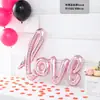 Globos Románticos Rosa Amor 2026 Nuevo Estilo Escena de Compromiso Confesión Decoración de Habitación de Propuesta Cumpleaños