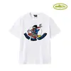 Marca de moda estadounidense Corteiz Camiseta Casual Deportiva Holgada de Manga Corta con Estampado de Barco de Crucero Alcatraz para Pareja